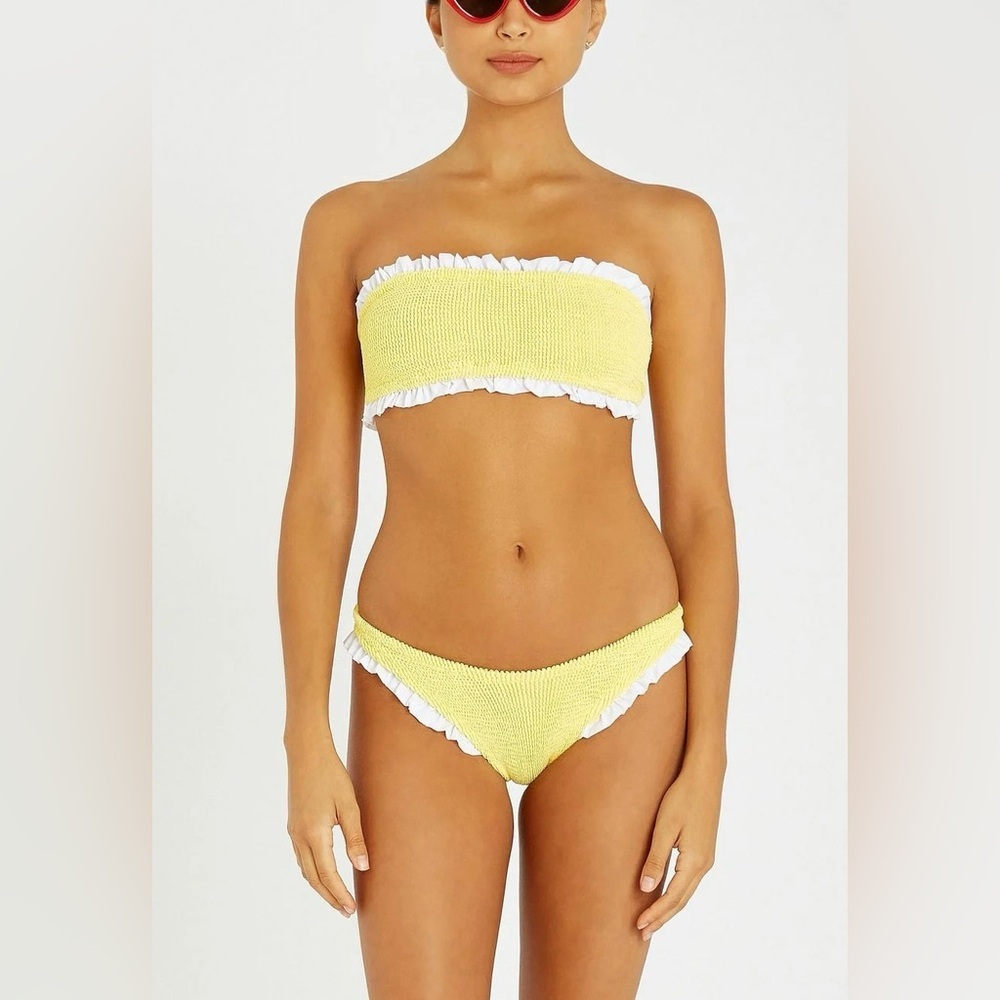 Strapless Ruffle Bandeau Bikini Set - Picture 4 of 7